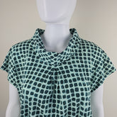 Gerry Weber Green Printed Cowl Neck Top – Easy Elegance Meets Everyday Comfort